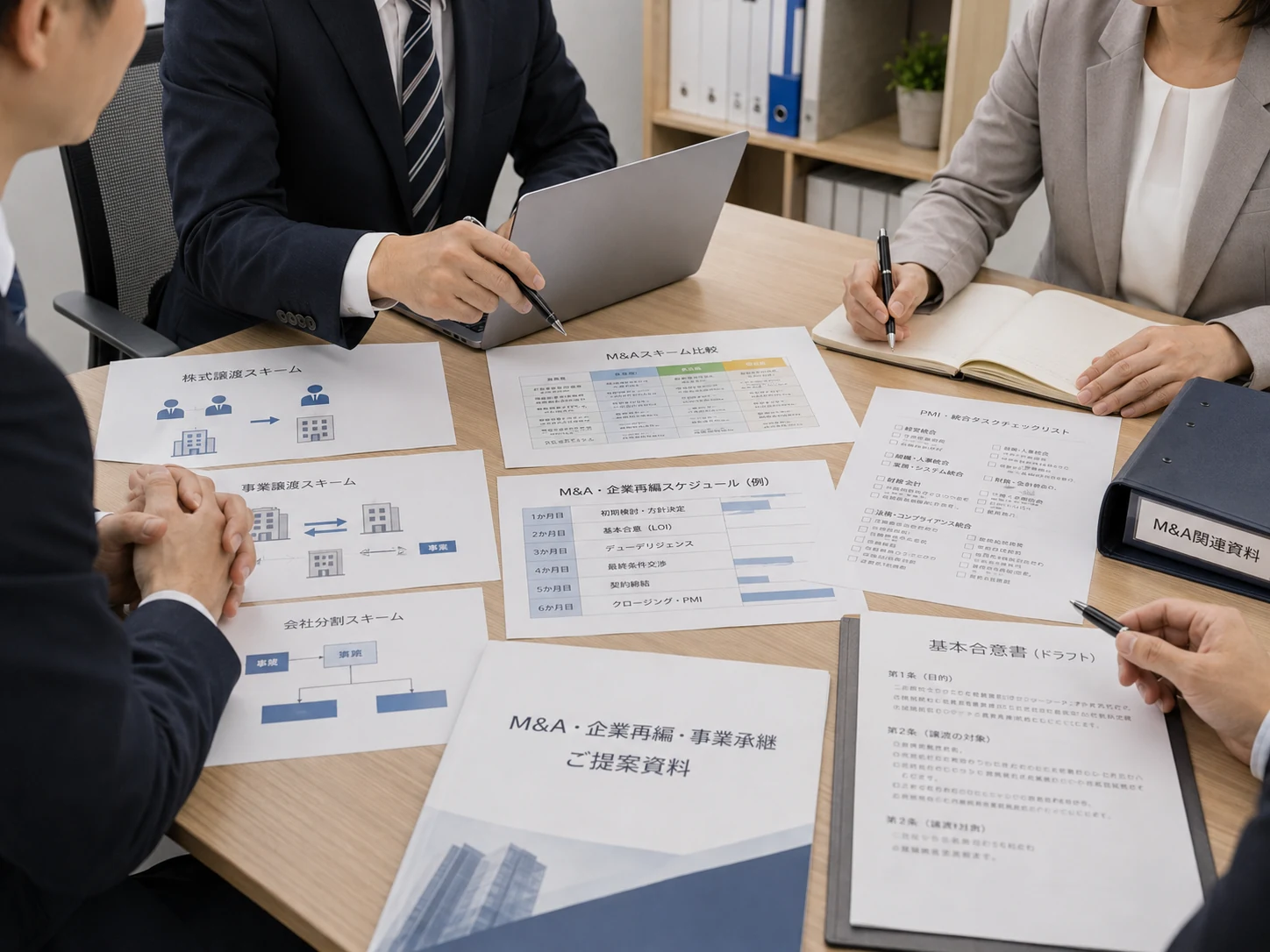M&A・企業再編・事業承継